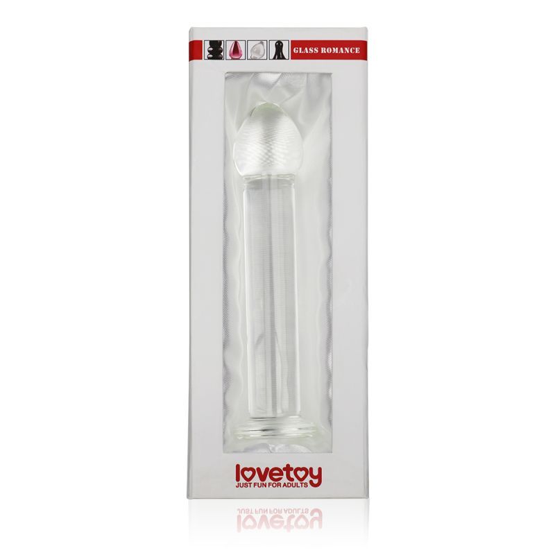 Glass Romance 1 Clear 7in Luxury Glass Dildo 7 Inches DONGS Glass