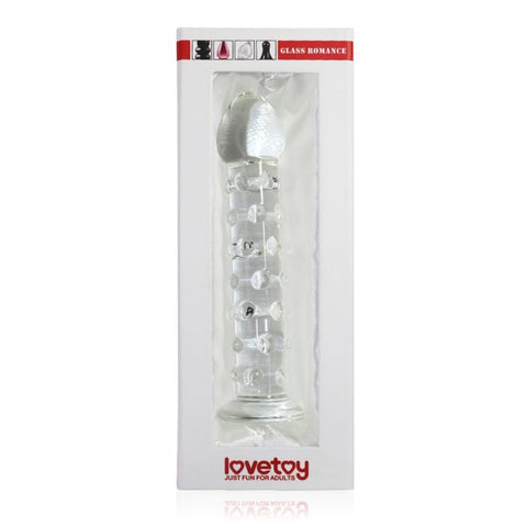 Glass Romance 2 Clear 7in Luxury Glass Dildo 7 Inches DONGS Glass