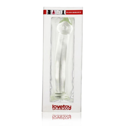 Glass Romance 3 Clear 7.5in Glass Dildo for Sensation DONGS Glass