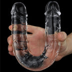 Clear Double Dildo 12 Inch > Dildos > Double Dildos