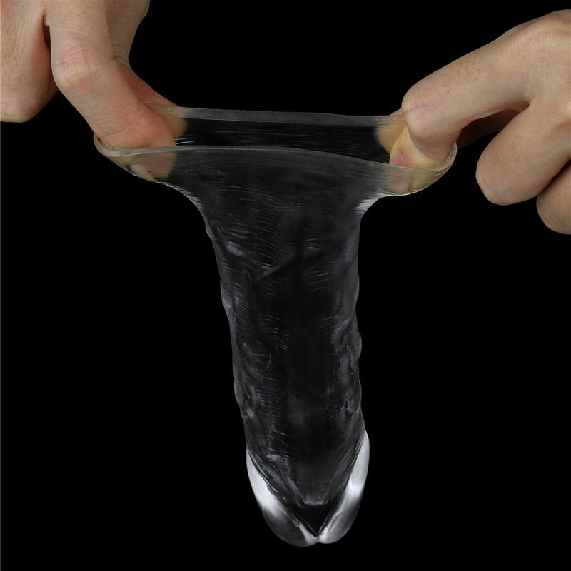 Clear Penis Extender Sleeve Plus One Inch SLEEVES
