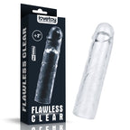 Clear Penis Extender Sleeve – Adds 2 Inches Length and Increases Girth by 30 Percent Sleeve > Sex Toys For Men > Penis Sleeves