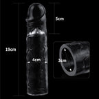 Clear Penis Extender Sleeve – Adds 2 Inches Length and Increases Girth by 30 Percent Sleeve > Sex Toys For Men > Penis Sleeves
