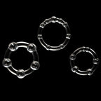 Power Plus Triple Beaded Cock Ring Set of 3 > Cock Ring > Sets