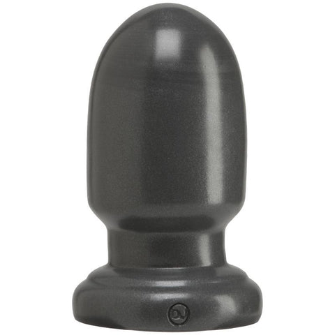 Shell Shock Small (Gun Metal) – 6 Inch Anal Plug Black > Anal Range > Oversized Anal Toys