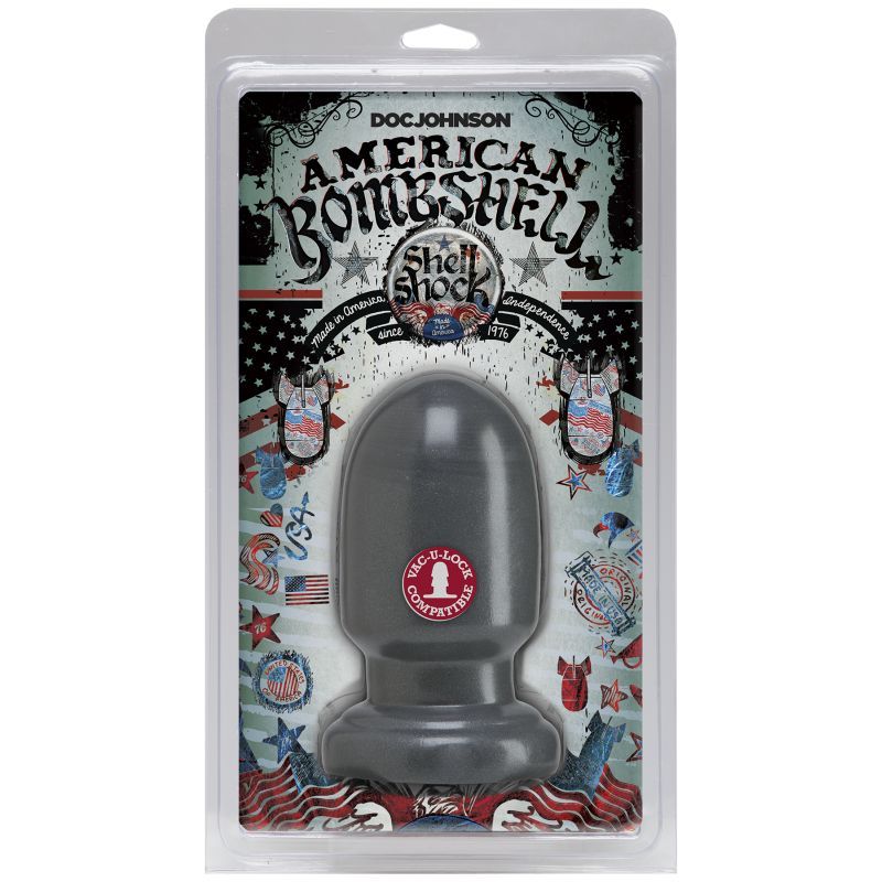 Shell Shock Small (Gun Metal) – 6 Inch Anal Plug > Anal Range > Oversized Anal Toys