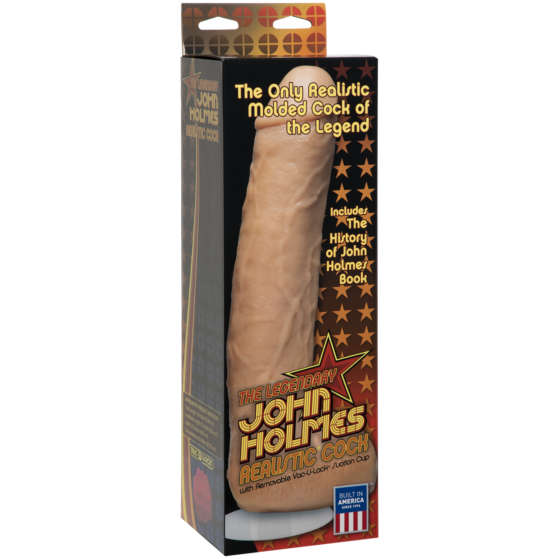 Doc Johnson Signature Cocks FIRMSKYN John Holmes Realistic Cock Dildo Vac-U-Lock Main image