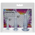 Anal Initiation Kit Clear with Three Sizes Classic Anal Plugs Set > Anal Range > Butt Plug Kits
