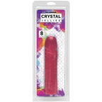 Doc Johnson Crystal Jellies Classic 8 Inch Soft Flexible Dong > Dildos > Realistic Dildos