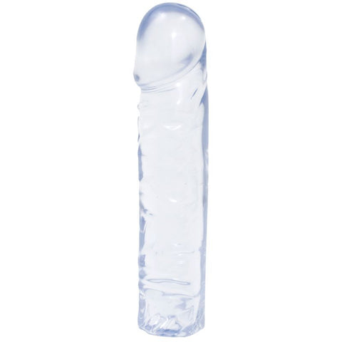 Doc Johnson Crystal Jellies 8 Inch Clear Dong – Soft Flexible Dong 8 Inch Length Clear > Dildos > Realistic Dildos