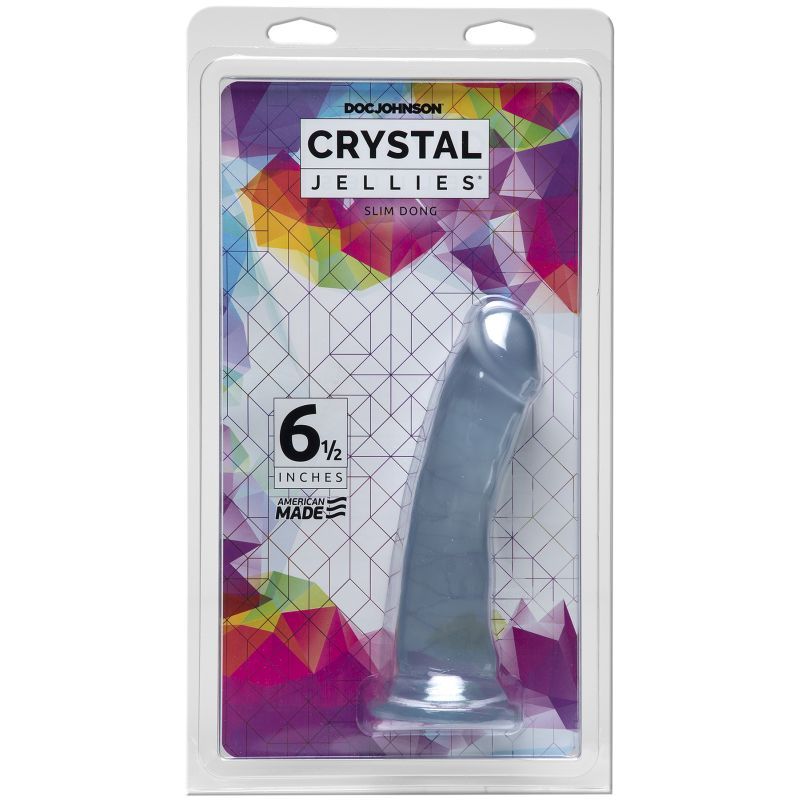Slim Dong 6.5 in Clear - Realistic Phallic Pleasure Toy DONGS