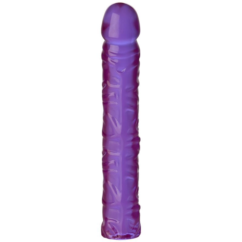 10 In Classic Dong Purple - Textured Body Safe Toy Purple > Realistic Dildos and Vibes > Large Dildos