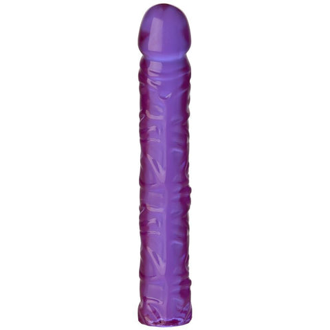 10 In Classic Dong Purple - Textured Body Safe Toy Purple > Realistic Dildos and Vibes > Large Dildos