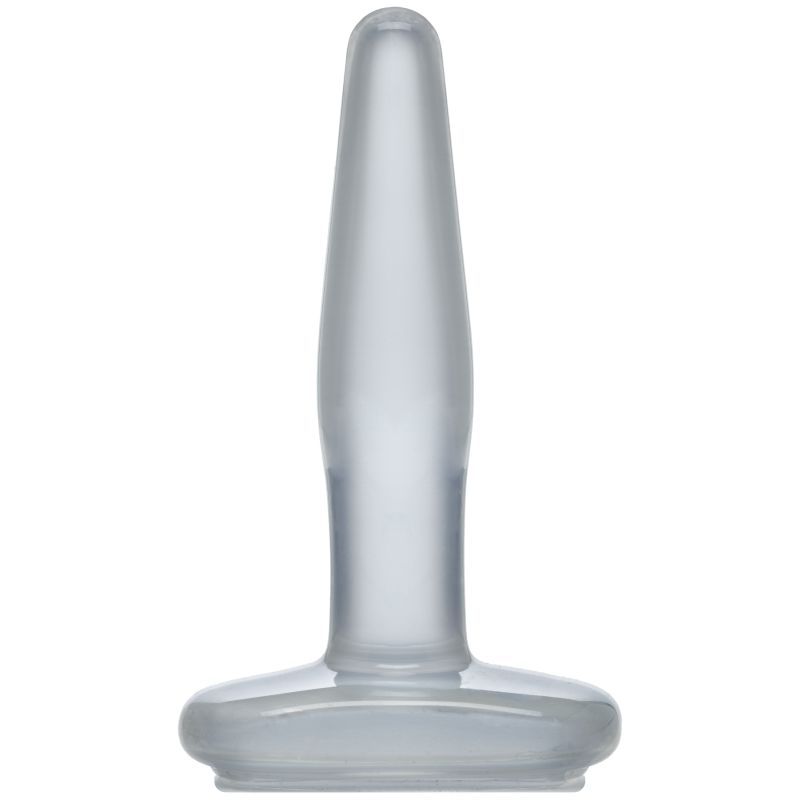 Small Butt Plug Clear 4 Inch Beginner Friendly Toy Clear > Anal Range > Butt Plugs