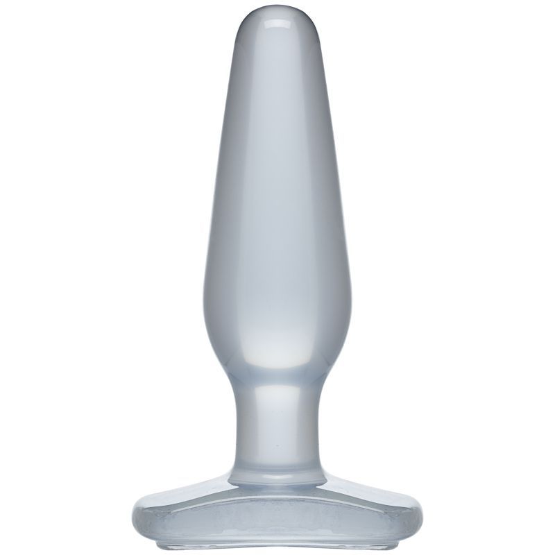 Crystal Jellies Medium Butt Plug Clear Clear Medium > Anal Range > Butt Plugs