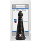 TitanMen Intimidator Black 11 Inch Ribbed Shaft Anal Toy > Anal Range > Oversized Anal Toys