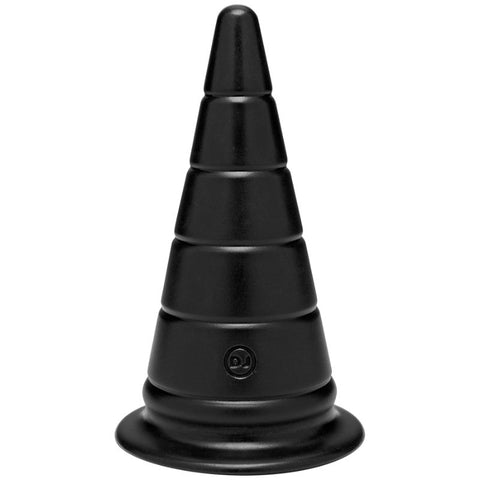 TitanMen 6 Inch Anal Stretcher Plug with Ribbed Texture Design Black > Anal Range > Oversized Anal Toys
