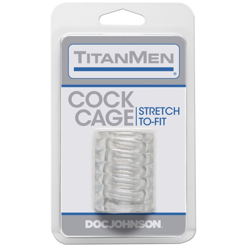 Cock Cage Clear 4 Inch for Enhanced Pleasure Cages