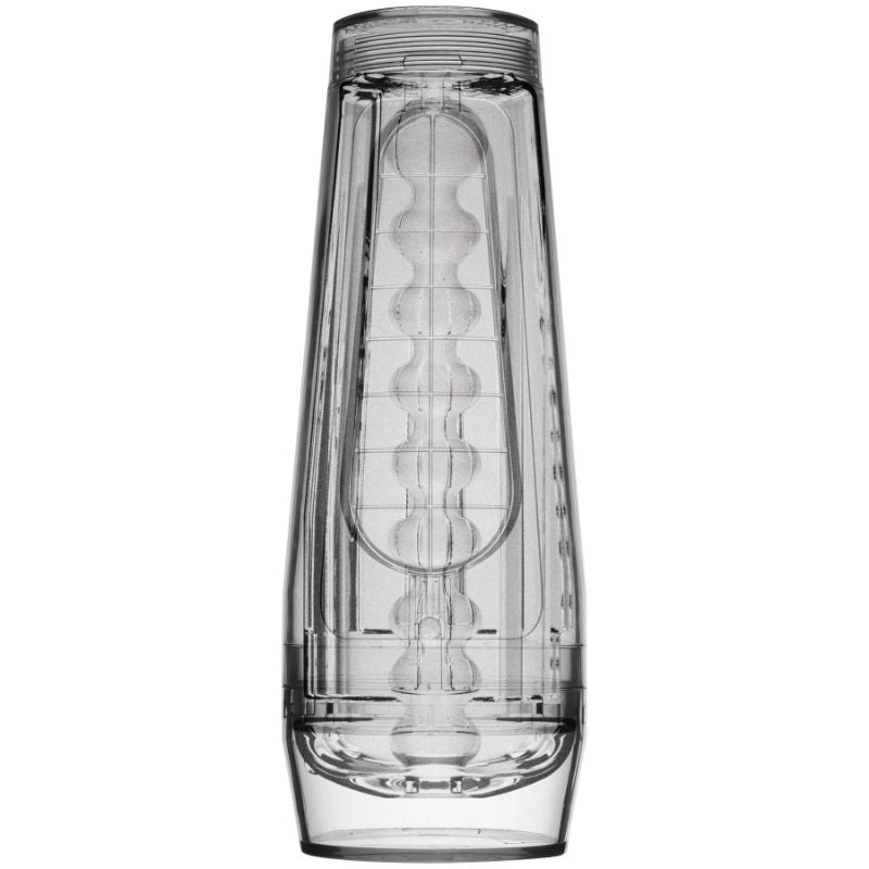 Doc Johnson Optix Crystal Masturbator (Clear) – Transparent Masturbator > Sex Toys For Men > Masturbators > Manual