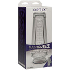 Doc Johnson Optix Crystal Masturbator (Clear) – Transparent Masturbator > Sex Toys For Men > Masturbators > Manual