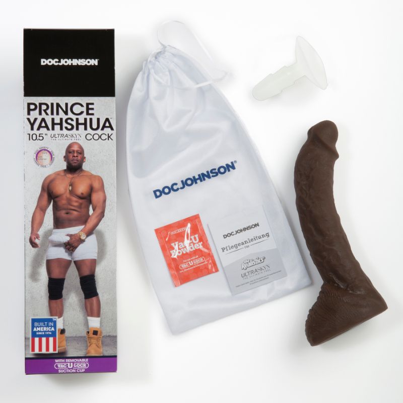 Prince Yahshua Vac-U-Lock Compatible Suction Cup 10.5 Inch Dongs Celebrity
