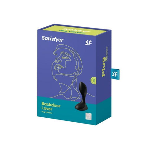 Satisfyer Backdoor Lover Black - Elegant Anal Plug > Anal Range > Vibrating Butt Plugs
