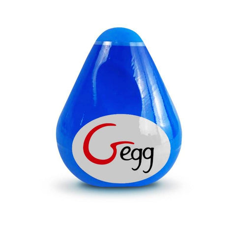 GEgg Masturbator Blue 6.5cm Compact Stretchy Sleeve Blue > Sex Toys For Men > Masturbators Cup
