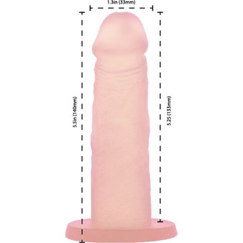 Cocktails Dildo Peach Bellini 5.5 Inch > Dildos > Slim Dildos
