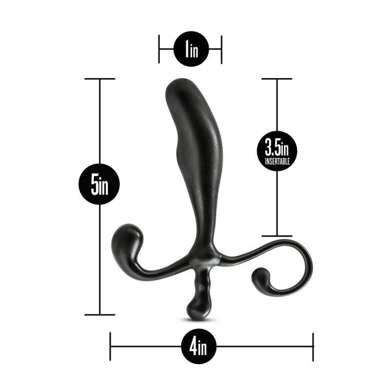 Anal Adventures Prostate Stimulator Black Hands-Free Sex Toy > Anal Range > Prostate Plugs