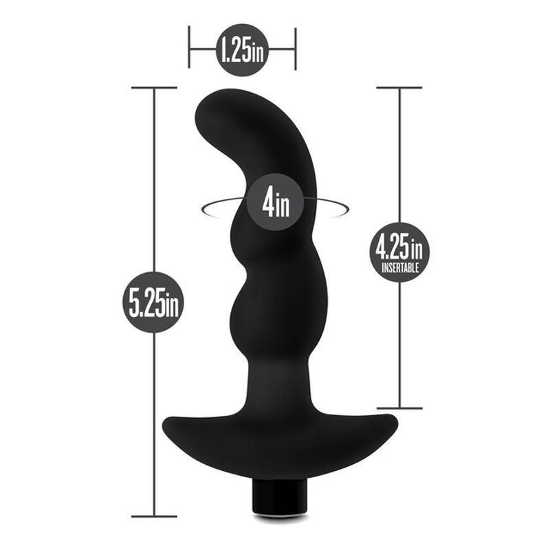 Anal Adventures Platinum Silicone Prostate Massager > Anal Range > Prostate Plugs