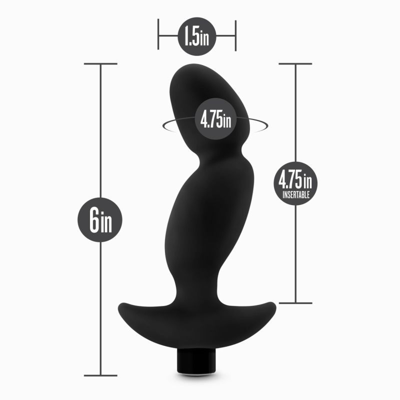 Anal Adventures Vibrating Silicone Prostate Massager 04 > Anal Range > Prostate Plugs
