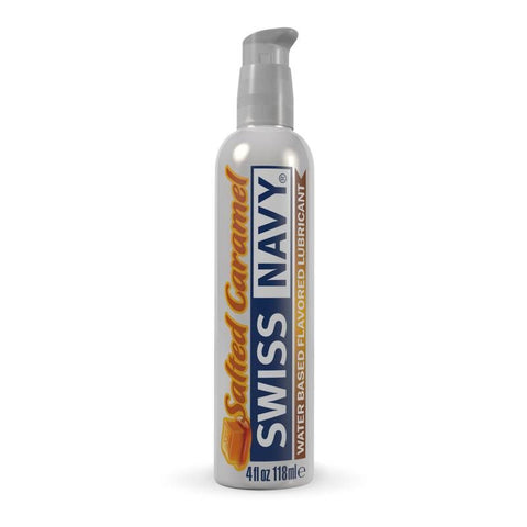 Swiss Navy Salted Caramel Lubricant 4 Ounce Intimate Pleasure Enhancer Default Title > Lube > Flavoured