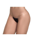 Teeny Thong Lingerie in Soft Microfiber Size Small Black Small Medium > Clothes > Panties