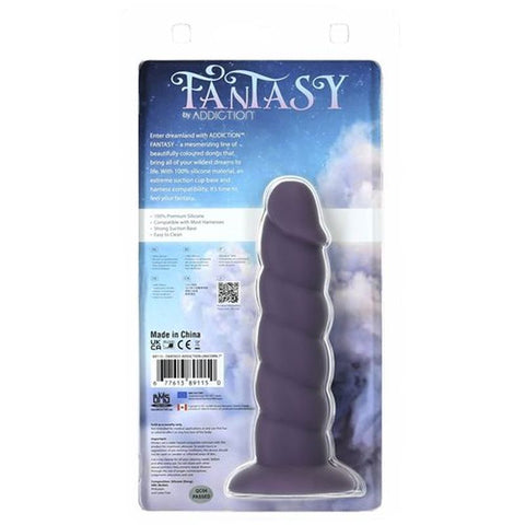 Unicorn Dildo 7 Inch Purple Silicone > Dildos > Neutral Dildos