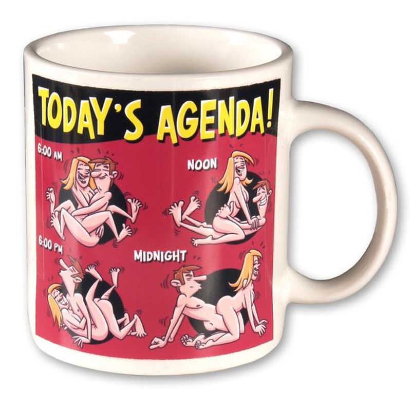 Todays Agenda - Novelty Coffee Mug 11oz Fun Cup Secondary image
