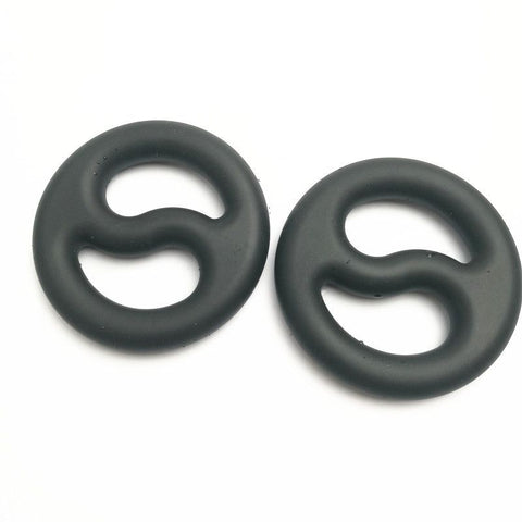 Brutus Yin Yang Silicone Cock and Ball Duo Ring > Cock Ring > Single