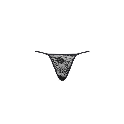 Kokietta Thong Lingerie with Floral Pattern and Butterfly Design Lingerie