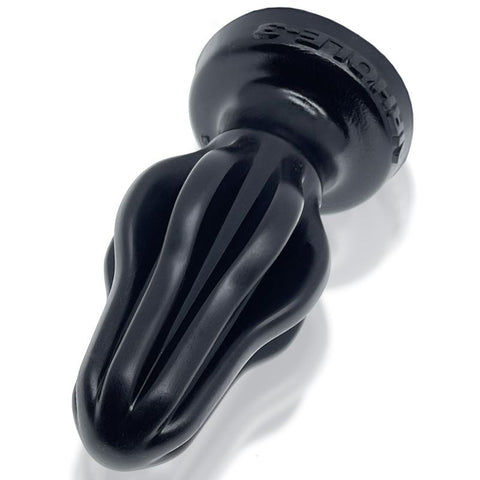 Airhole-2 Finned Buttplug Black - High-Quality Silicone Toy Butt Plugs
