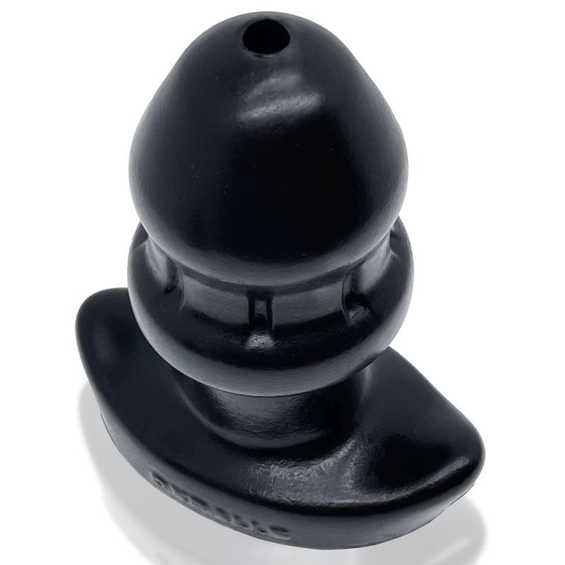 Drain O Flow Thru Buttplug in Black Butt Plugs - Hollow