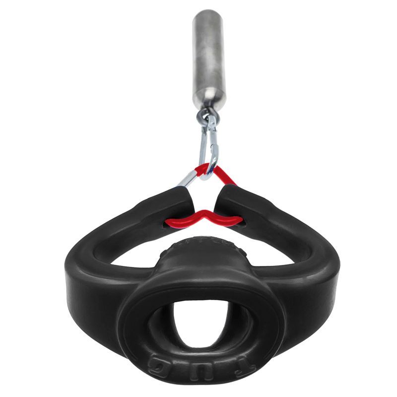 Tug Pull Down Ballstretcher Black Silicone Black > Sex Toys For Men > Ball Stretchers