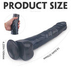 King Kong Dong with Balls (Black) 37cm Length 11cm Diameter – Realistic Texture Dildo > Dildos > Oversized Toys