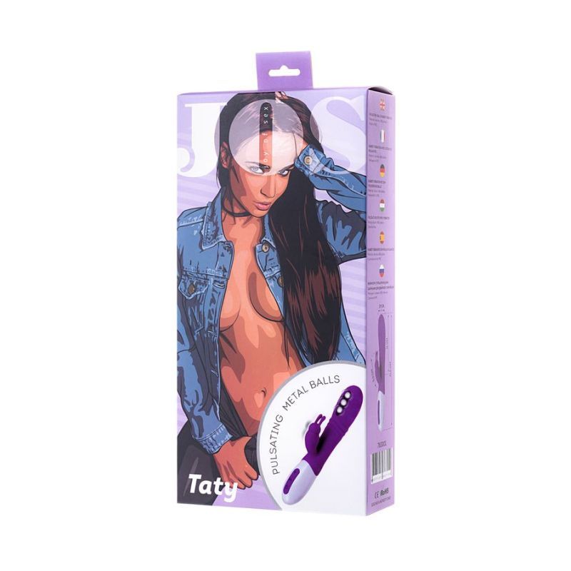 JOS Taty Pulsating Rabbit Vibrator 11cm x 3.9cm Silicone > Vibrators > Ladies > Rabbit