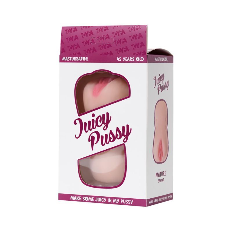 Juicy Mature Dual Ended Masturbator for Real Life Sensations Strokers - Manual