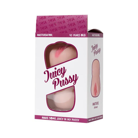 Juicy Mature Dual Ended Masturbator for Real Life Sensations Strokers - Manual