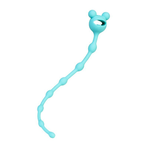 ToDo Froggy Anal Chain 27cm Beginner Size Silicone Anal Toy Green > Anal Range > Anal Beads