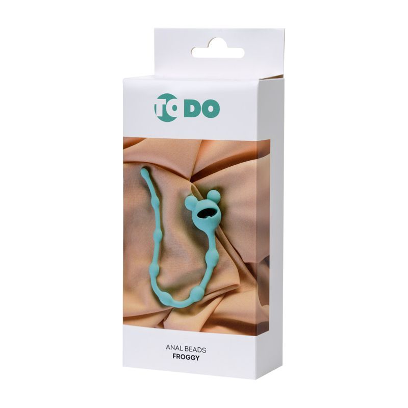 ToDo Froggy Anal Chain 27cm Beginner Size Silicone Anal Toy > Anal Range > Anal Beads