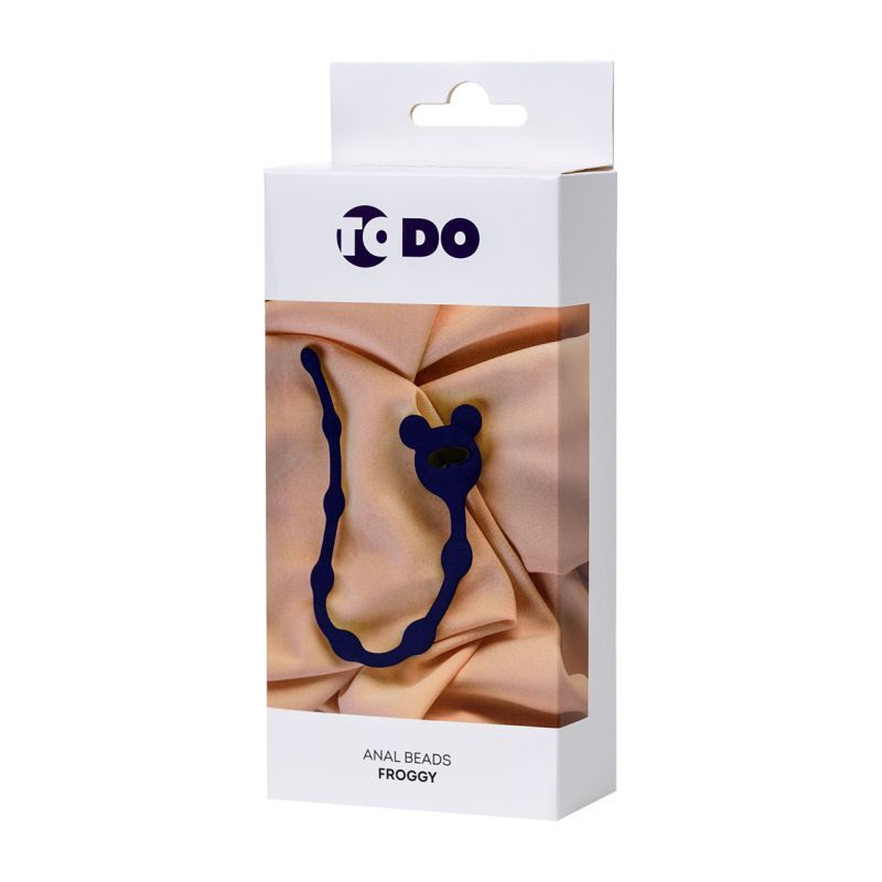 Todo Froggy Anal Chain Navy Blue Adult Toy > Anal Range > Anal Beads