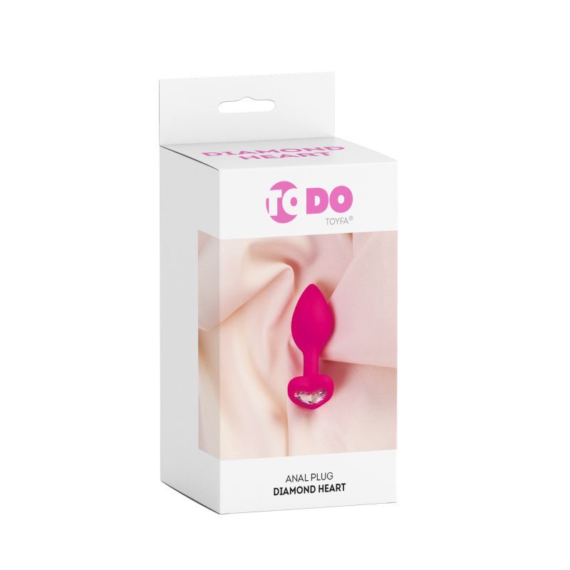 ToDo Diamond Heart (Clear) – Anal Plug > Anal Range > Butt Plugs