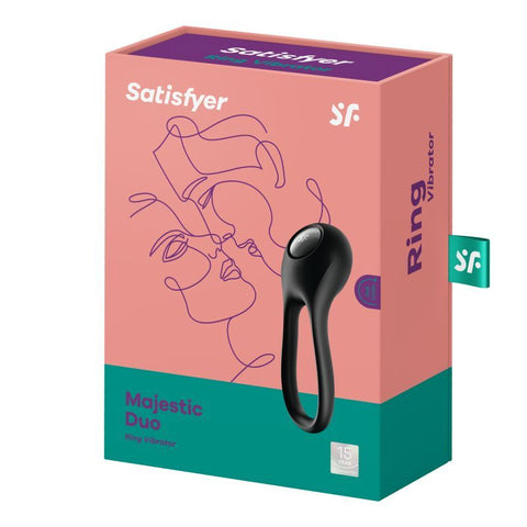 Satisfyer Majestic Duo Cockring for Enhanced Pleasure Cock Rings Vibrating
