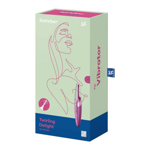 Satisfyer Twirling Delight Tip Stimulator in Berry Color STIMULATORS